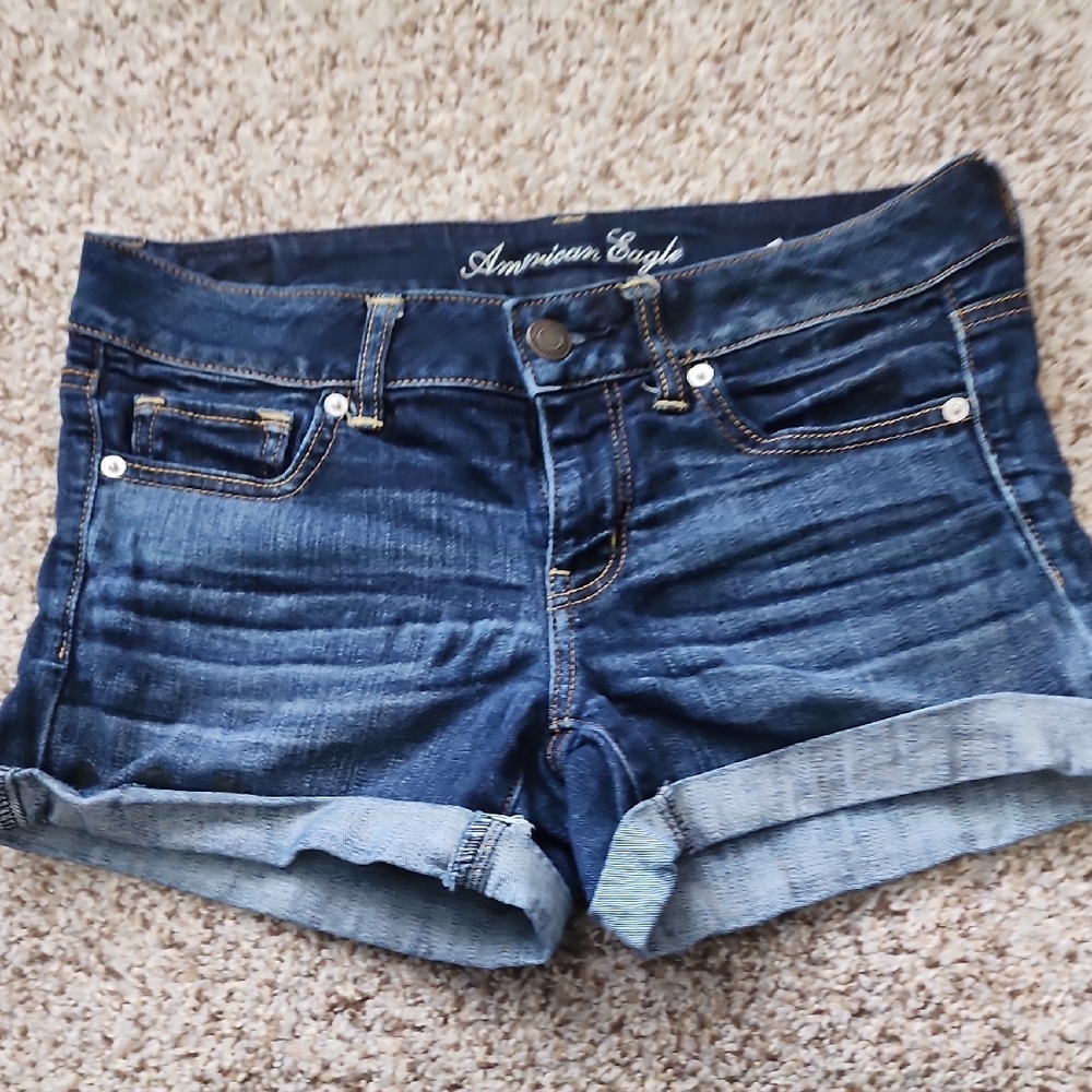 American Eagle Outfitters Women's Blue Denim Shorts